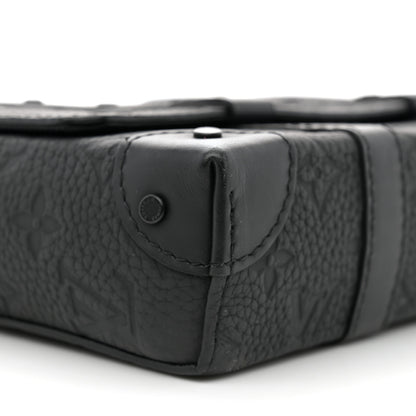 Louis Vuitton Taurillon Monogram Trunk Messenger Black 8 of 12