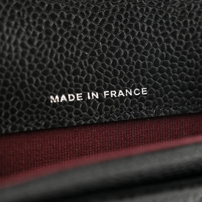 Chanel Caviar Quilted Flap Card Holder Wallet Black 6 of 8