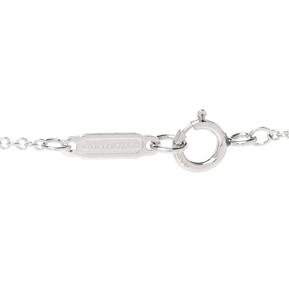Tiffany Platinum Diamond Lace Drop Pendant Necklace 4 of 6