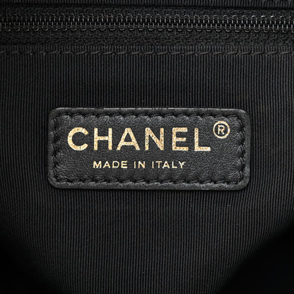 Chanel Calfskin Quilted Small Chain Me Tote Black 6 of 13