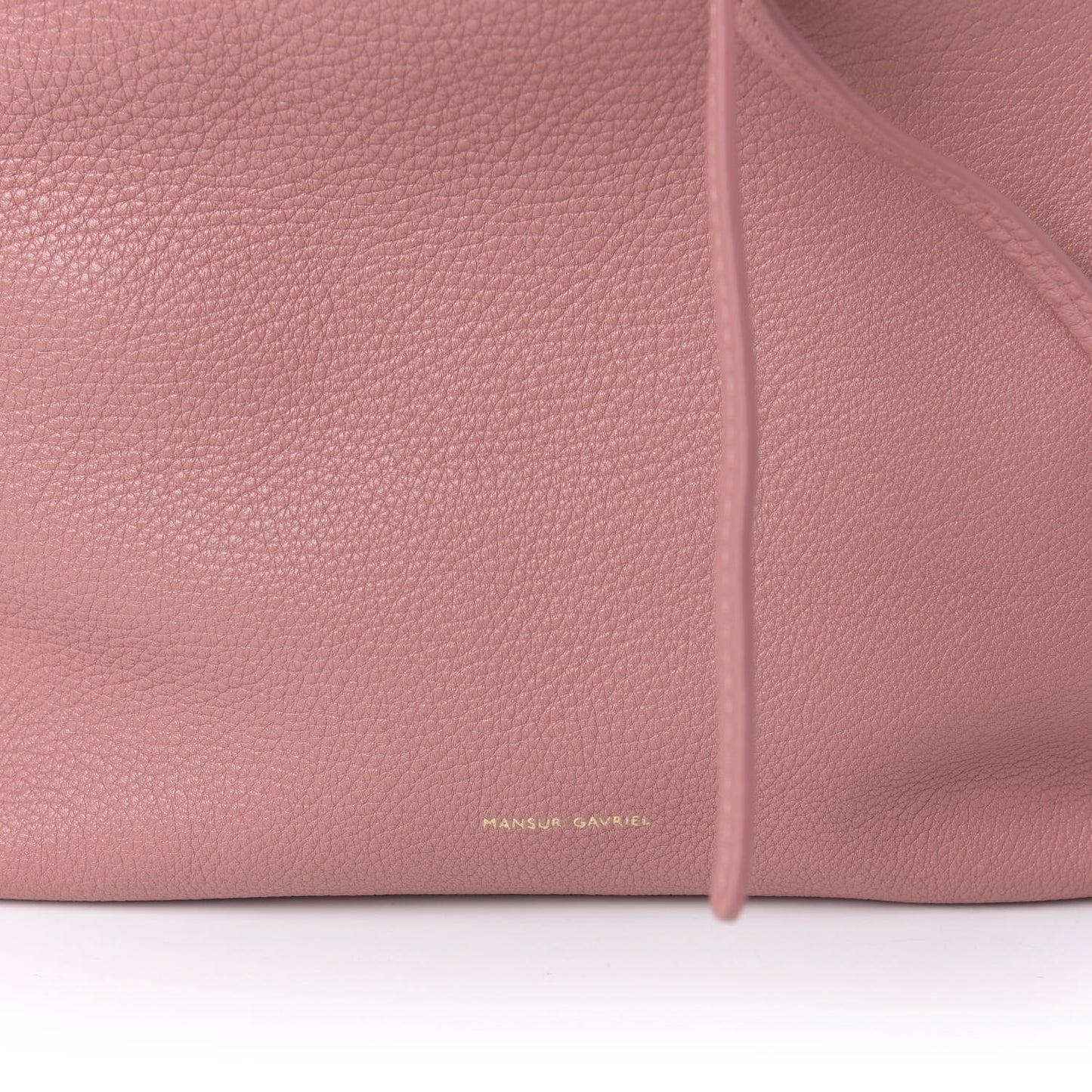 Tumbled Calfskin Backpack Bag Blush