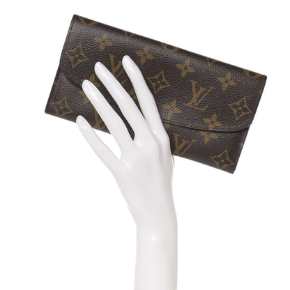 Louis Vuitton Monogram Emilie Wallet Red 2 of 10