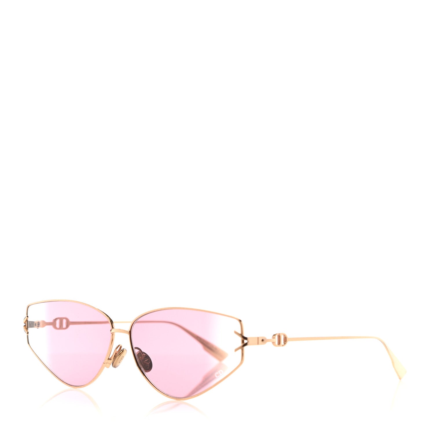 Christian Dior Metal Gipsy2 Sunglasses Pink Gold 1 of 9