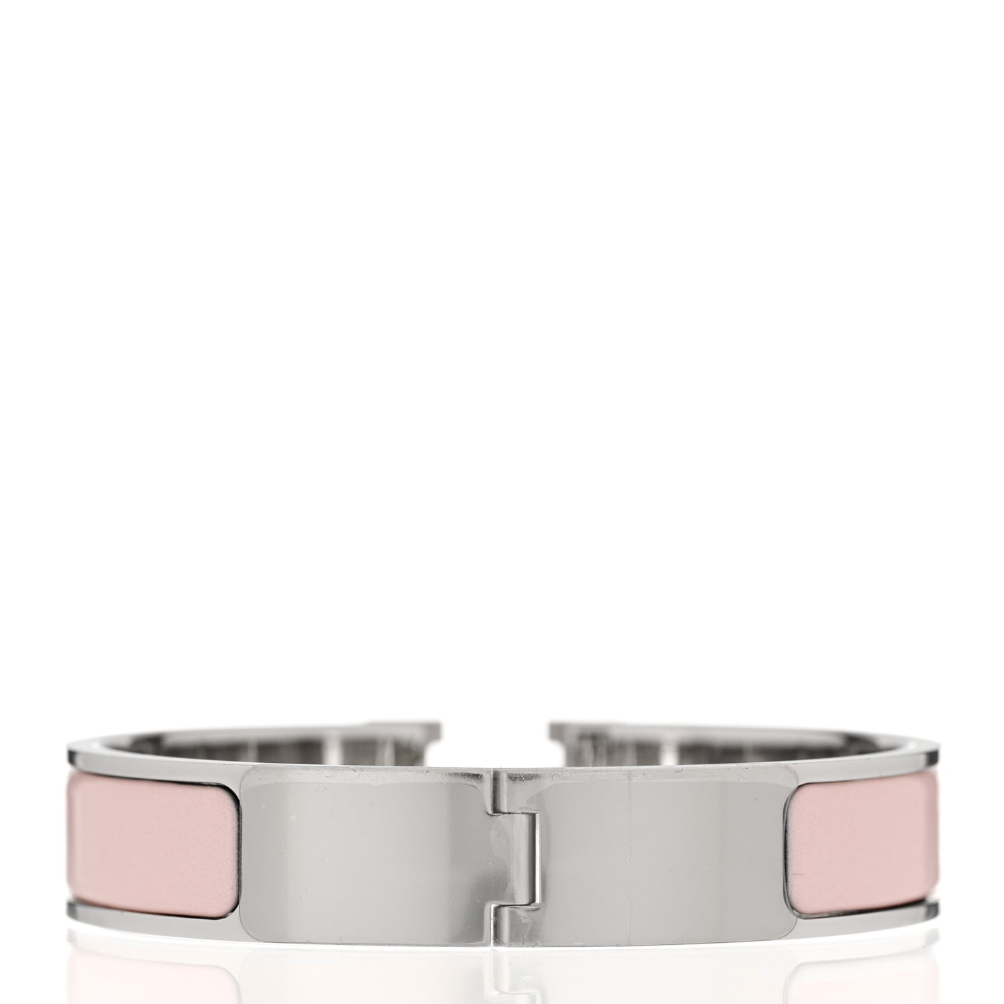 Enamel Narrow Clic Clac H Bracelet PM Rose Candeur