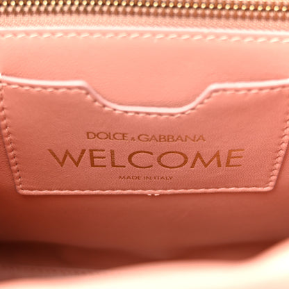 Dolce & Gabbana Calfskin Medium Graffiti Printed Welcome Satchel Rosso Multicolor 7 of 14