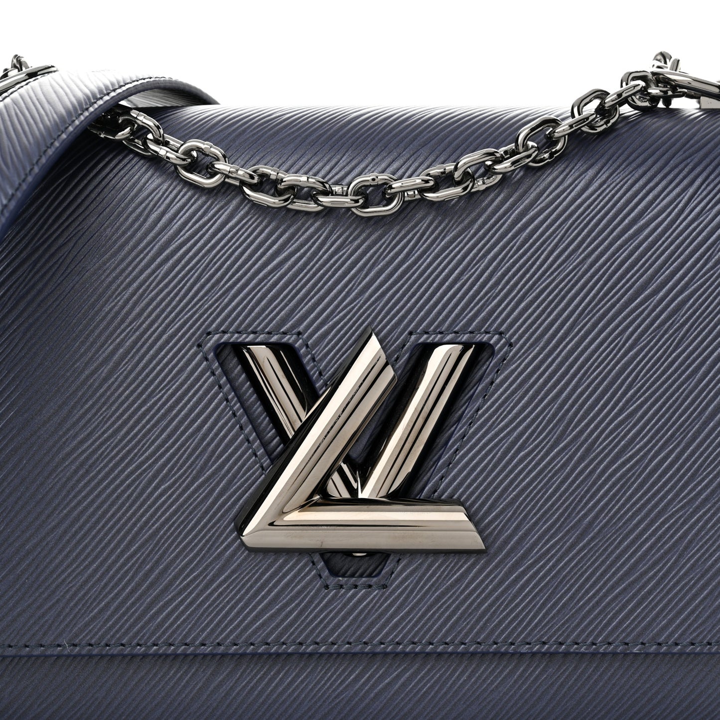 Epi Twist Shoulder Bag MM Indigo