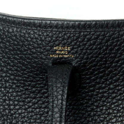Hermes Taurillon Clemence Amazone Evelyne TPM Black Ebene 6 of 11