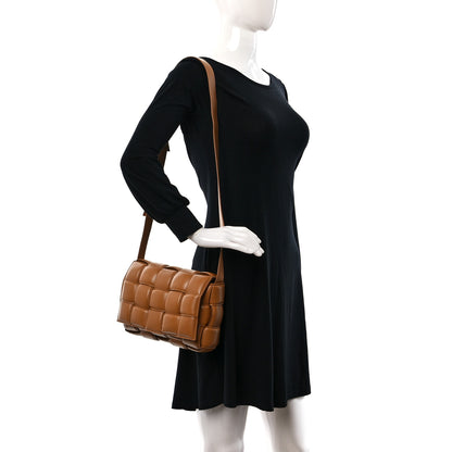 Bottega Veneta Nappa Maxi Intreccio Padded Cassette Crossbody Bag Caramel 2 of 12