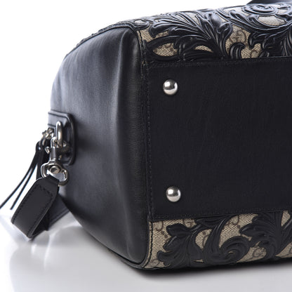 Gucci GG Supreme Monogram Arabesque Medium Boston Black 9 of 12