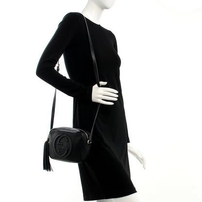 Gucci Pebbled Calfskin Small Soho Disco Bag Black 2 of 7