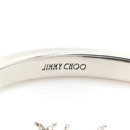 Jimmy Choo Satin Crystal Embellished Micro Bon Bon Bag Silver 9 of 9
