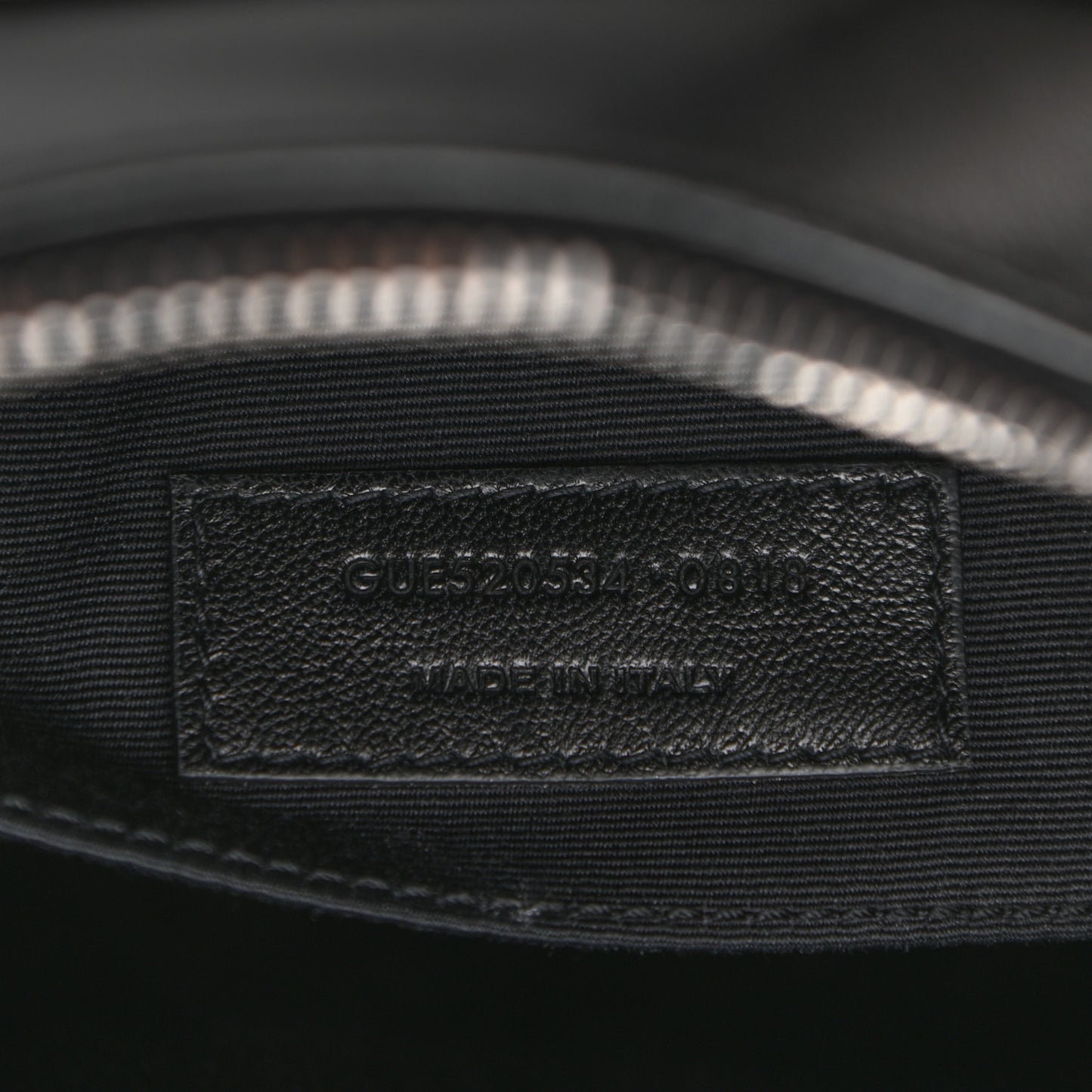 Calfskin Matelasse Monogram Lou Camera Bag Black