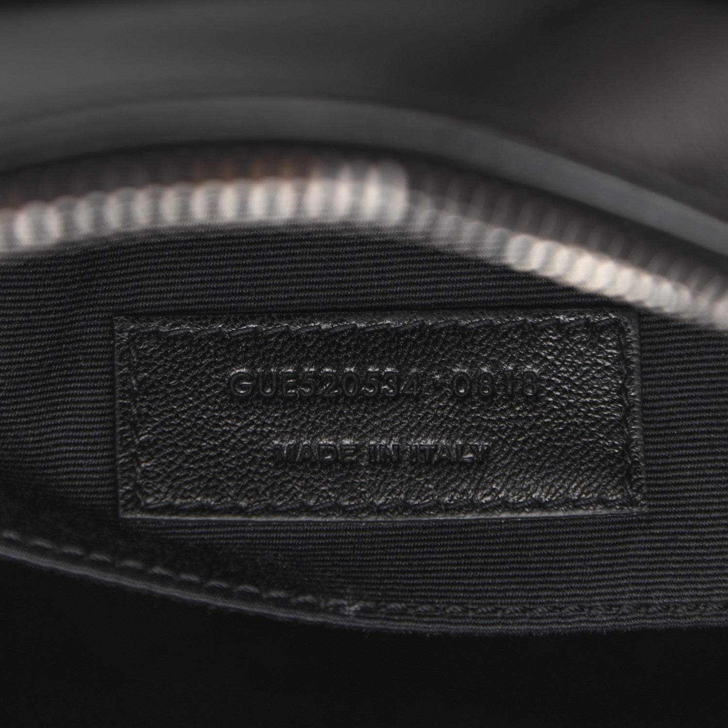 Saint Laurent Calfskin Matelasse Monogram Lou Camera Bag Black 7 of 10