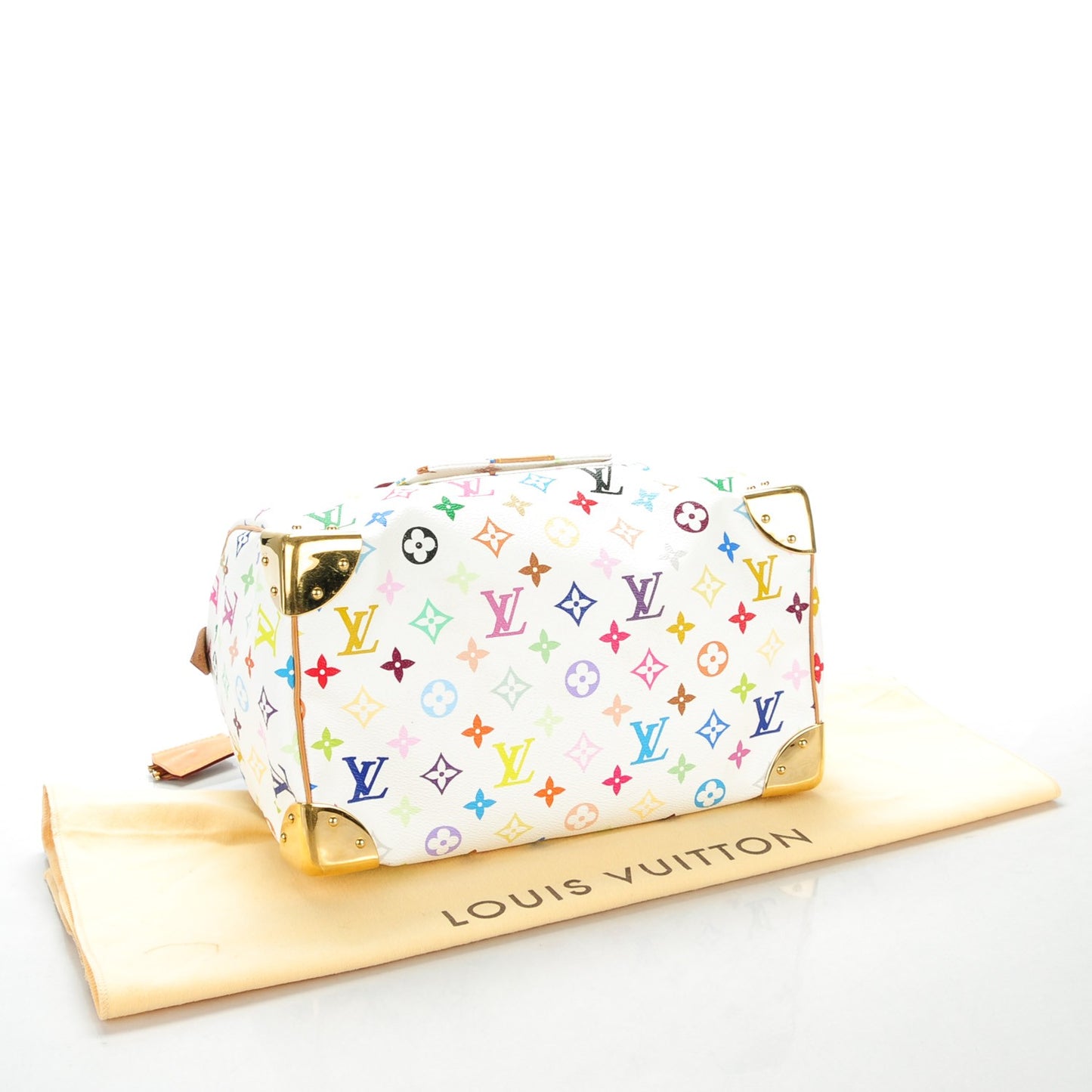 Monogram Multicolor Speedy 30 White