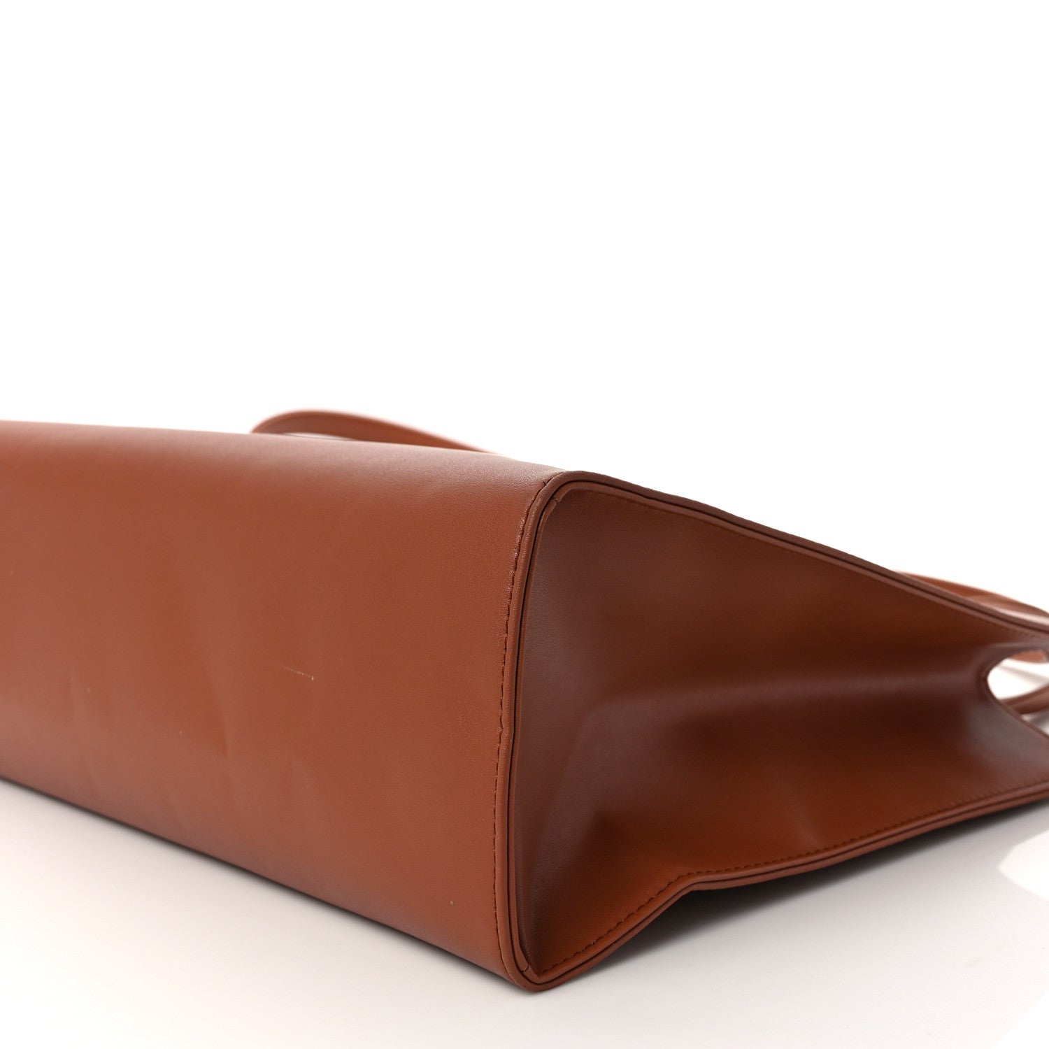 Telfar Vegan Leather Medium Shopping Bag Tan 9 of 9