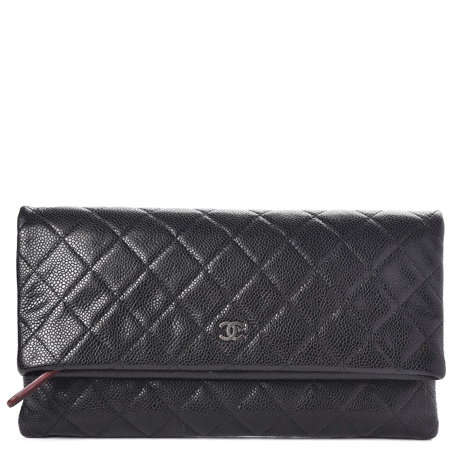 Chanel Caviar Quilted CC Beauty Clutch Black 1 of 8