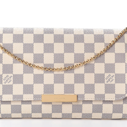 Louis Vuitton Damier Azur Favorite MM 6 of 8