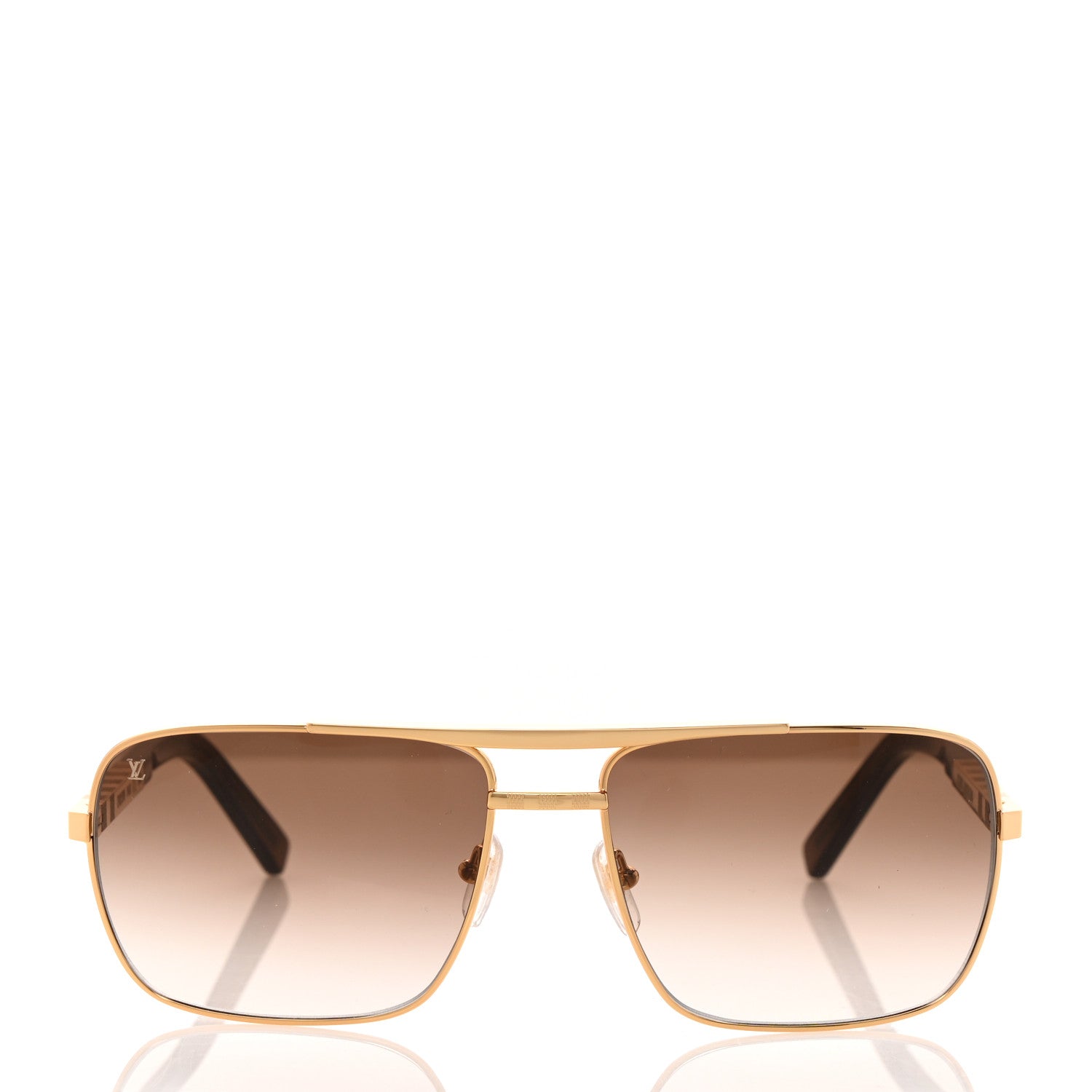 Louis Vuitton Attitude Sunglasses Z0259U Gold 2 of 8