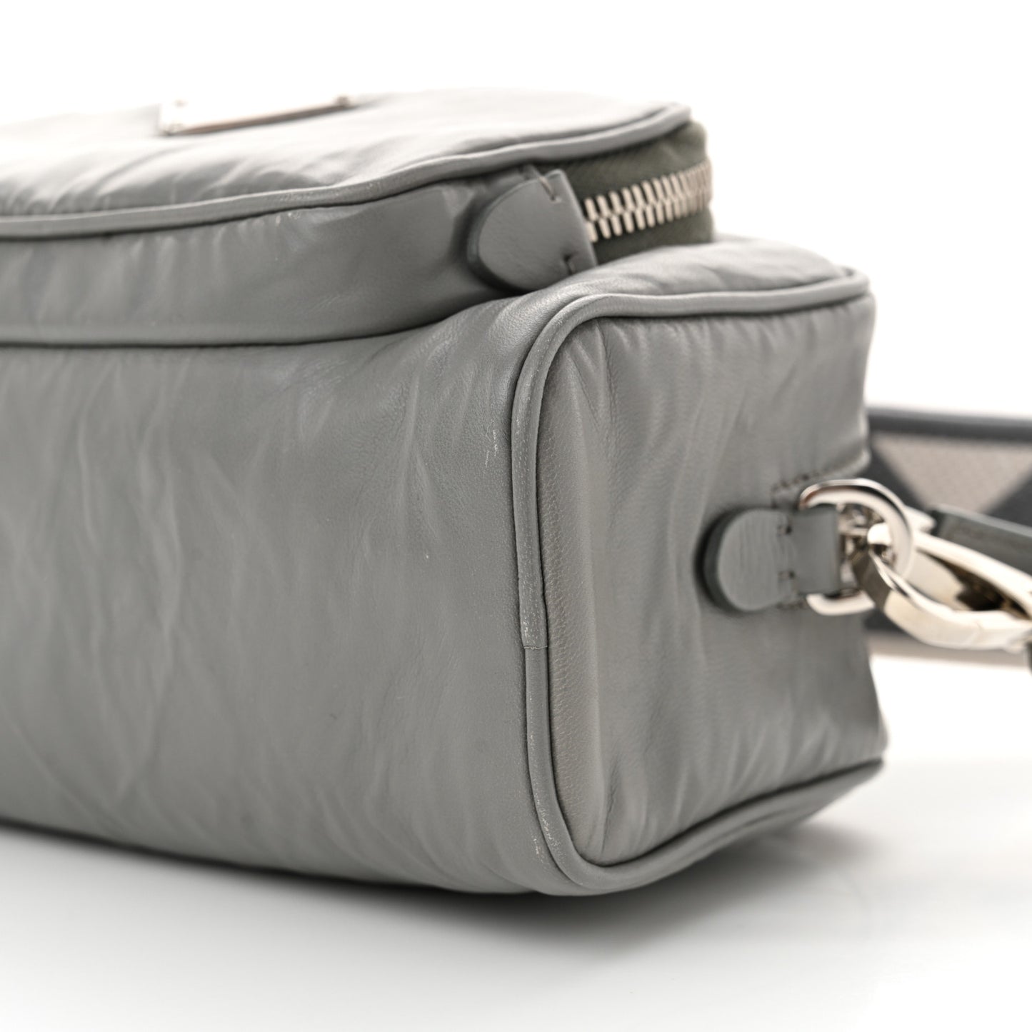 Nappa Antique Multi-Pocket Shoulder Bag Ardesia