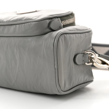 Prada Nappa Antique Multi-Pocket Shoulder Bag Ardesia 10 of 12