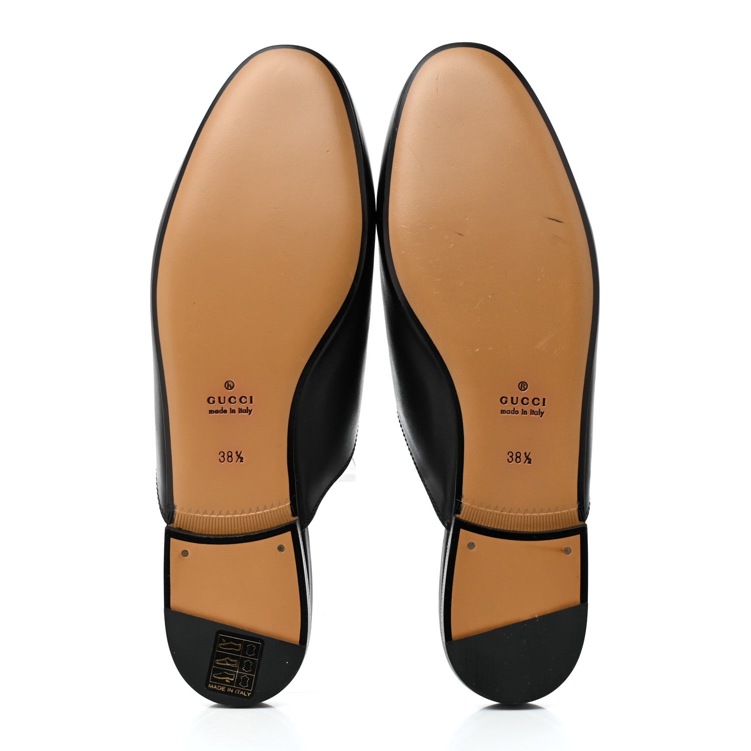 Gucci Calfskin Womens Princetown Slippers 38.5 Black 5 of 8
