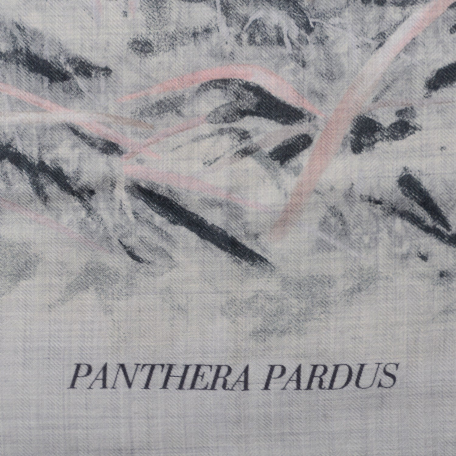 Hermes Cashmere Silk Panthera Pardus Shawl 140 Gris Chine Rose Ardoise 3 of 5