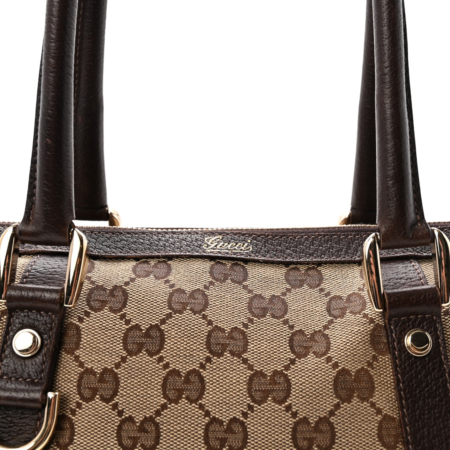 Monogram Small Abbey Boston Dark Brown
