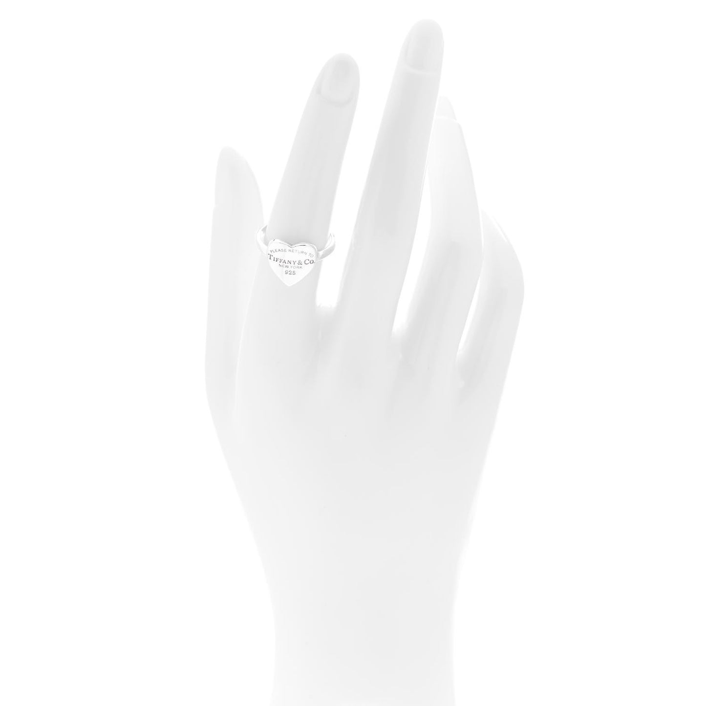 Sterling Silver Return to Tiffany Heart Ring 54 6.75