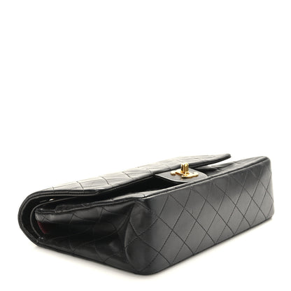 Chanel Lambskin Quilted Medium Double Flap Black 4 of 9