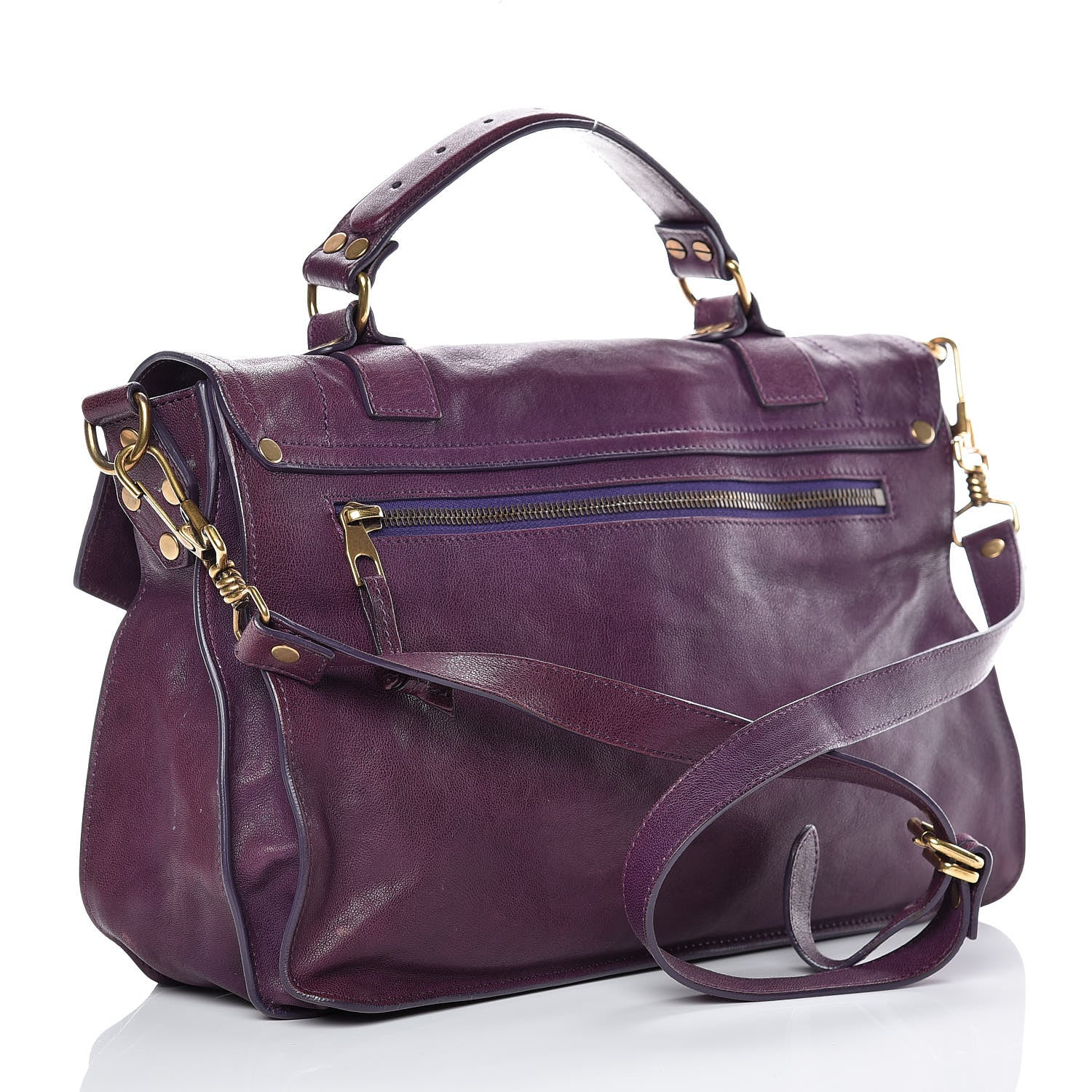 Proenza Schouler Lambskin Medium PS1 Satchel Veruca Salt 3 of 19