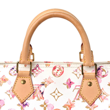 Louis Vuitton Watercolor Aquarelle Speedy 30 White 12 of 13