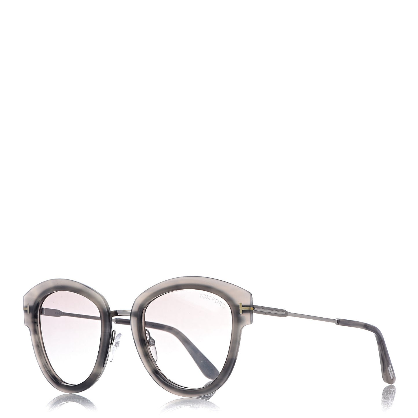 Mia Soft Rounded Sunglasses TF574 Havana