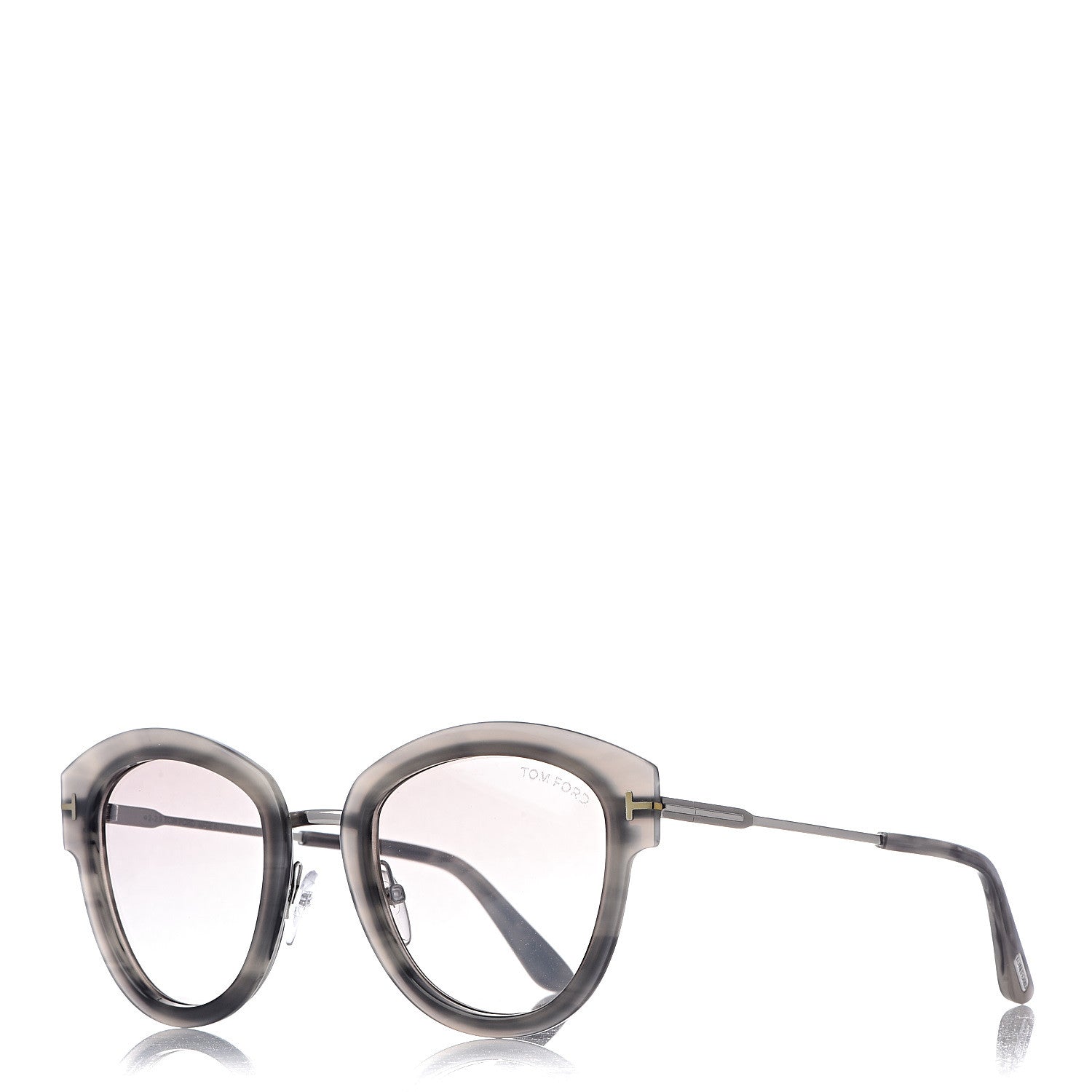 Tom Ford Mia Soft Rounded Sunglasses TF574 Havana 1 of 7