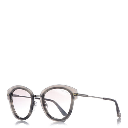 Tom Ford Mia Soft Rounded Sunglasses TF574 Havana 1 of 7