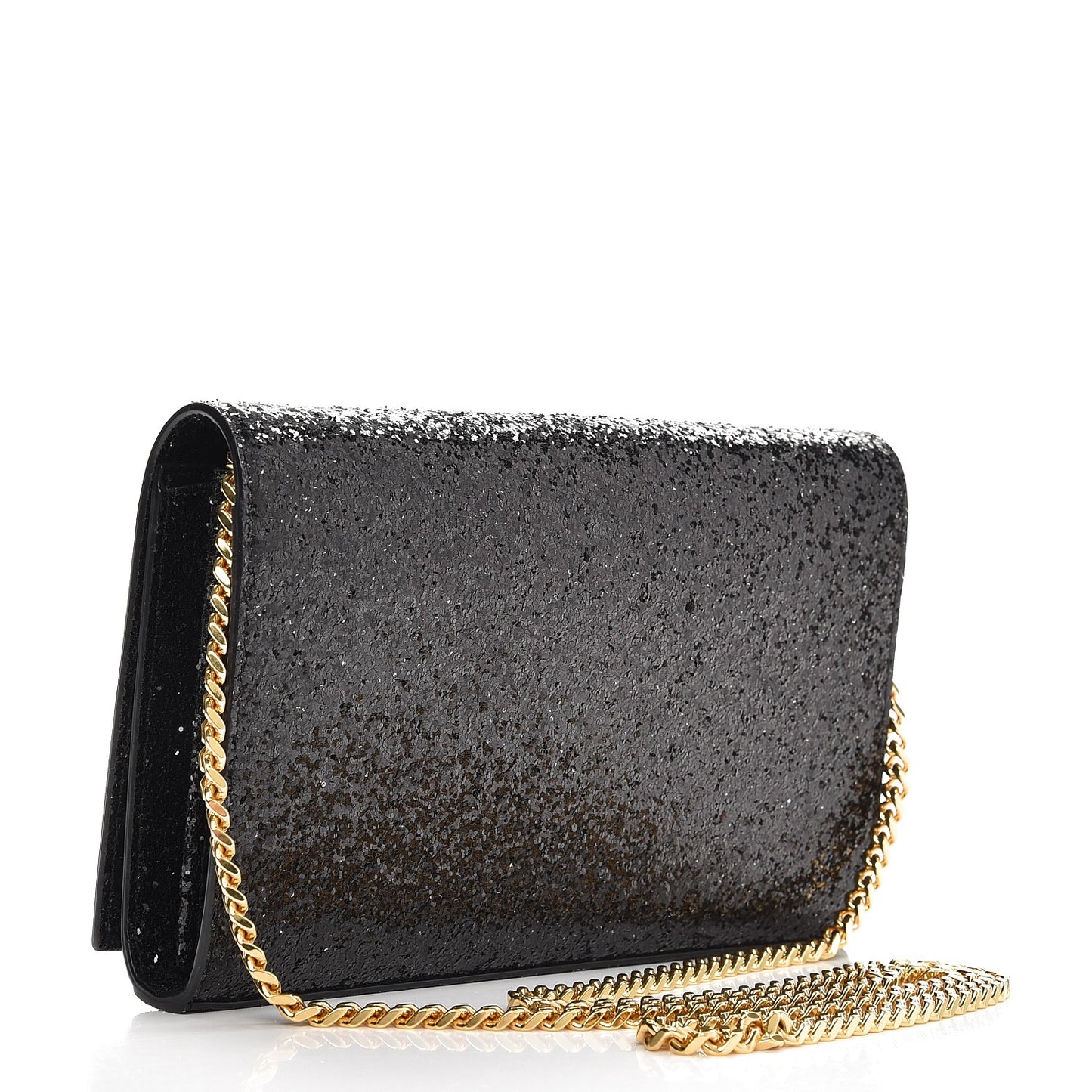 Glitter Galactica Monogram Chain Wallet