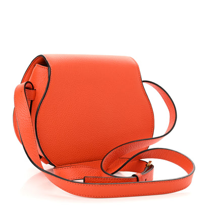 Chloe Calfskin Mini Marcie Round Crossbody Bag Rusted Orange 2 of 11