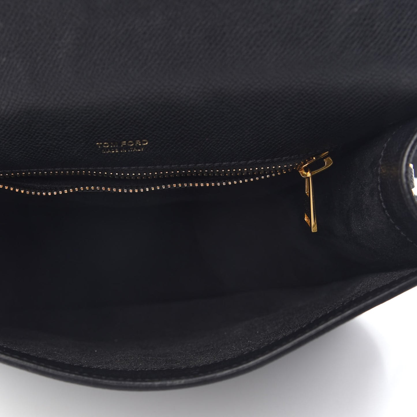 Calfskin Large T Clasp Tara Crossbody Bag Black