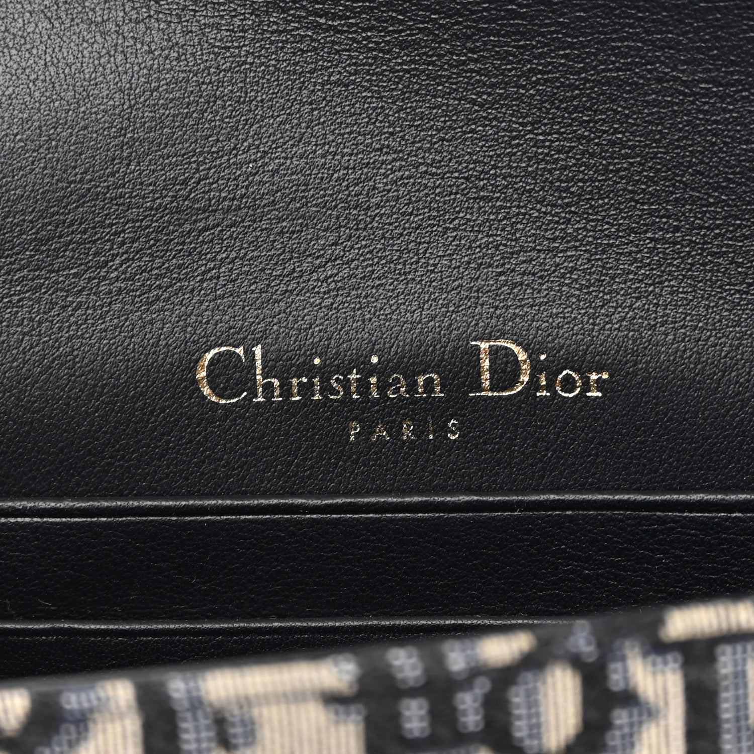 Christian Dior Oblique Saddle Belt Bag Blue 6 of 13