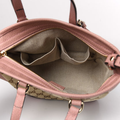 Gucci Monogram Small Bree Tote Beige Soft Pink 5 of 9