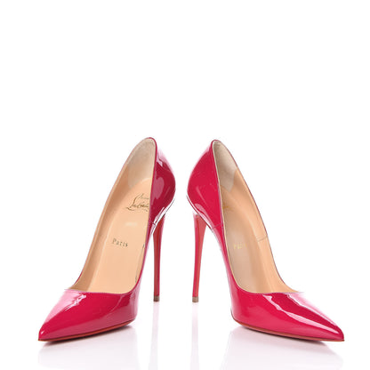 Christian Louboutin Patent So Kate 120 Pumps 38 Ultra Rose 6 of 11