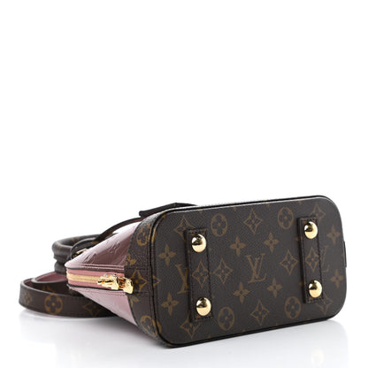 Louis Vuitton Vernis Monogram Alma BB Rose Pale Metallise 4 of 11