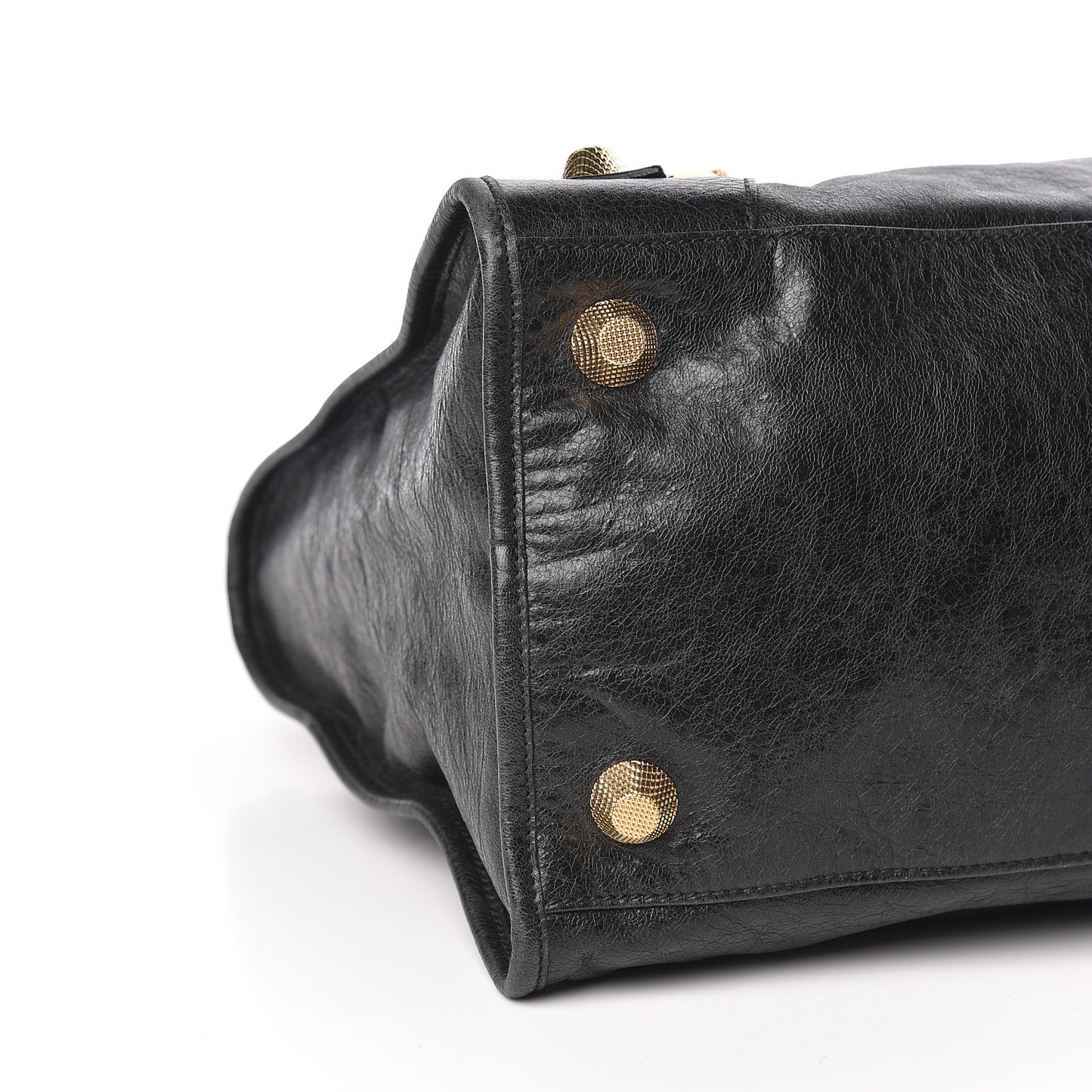 Agneau Giant 21 Gold Hardware Work Black
