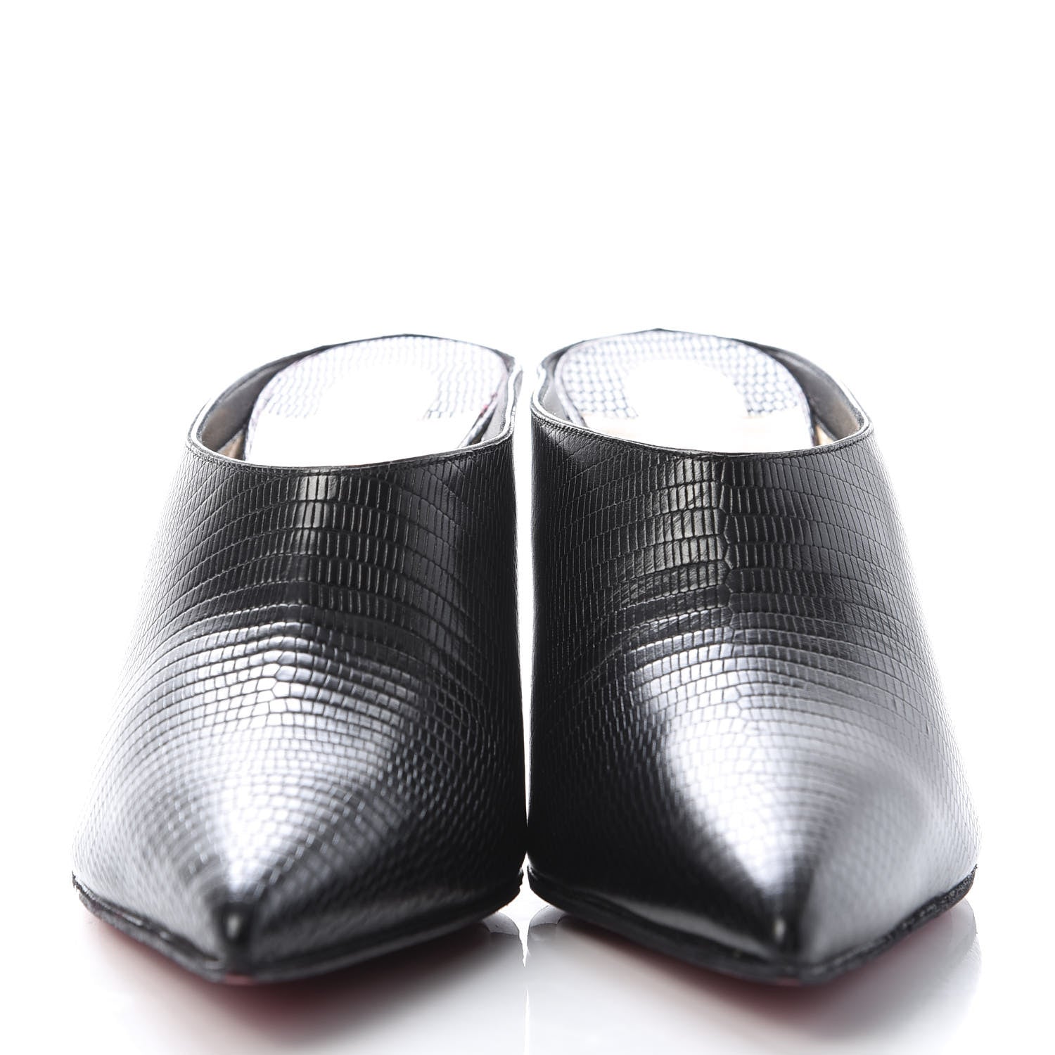 Christian Louboutin Calfskin Zarli Quart 80 Mules 40.5 Black 2 of 9