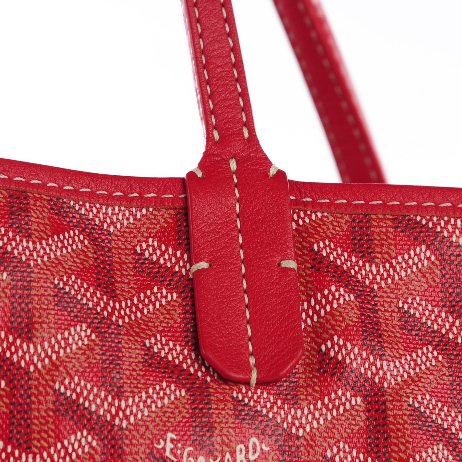 Goyard Goyardine Saint Louis GM Red 9 of 9