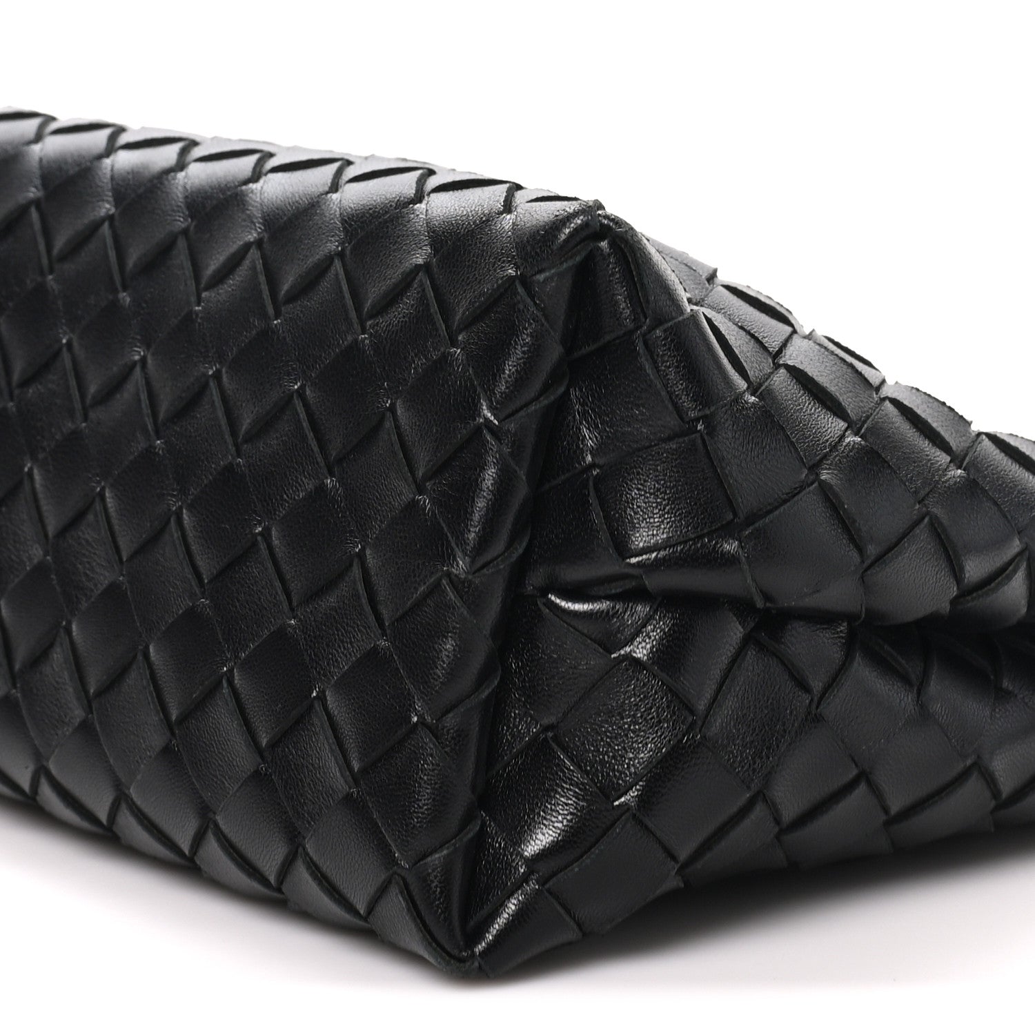 Bottega Veneta Nappa Intrecciato Small Andiamo With Chain Shoulder Bag Black 9 of 9