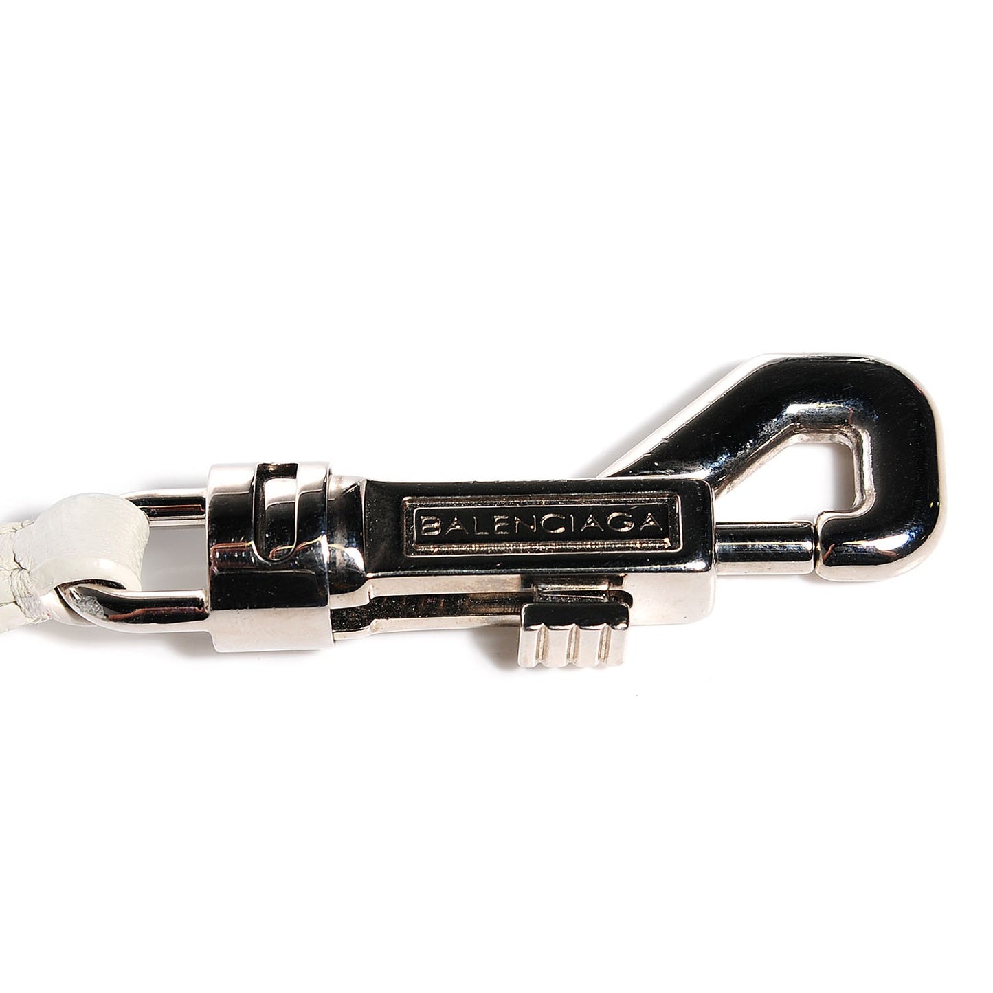 Agneau Giant 12 Silver Hardware Hip White