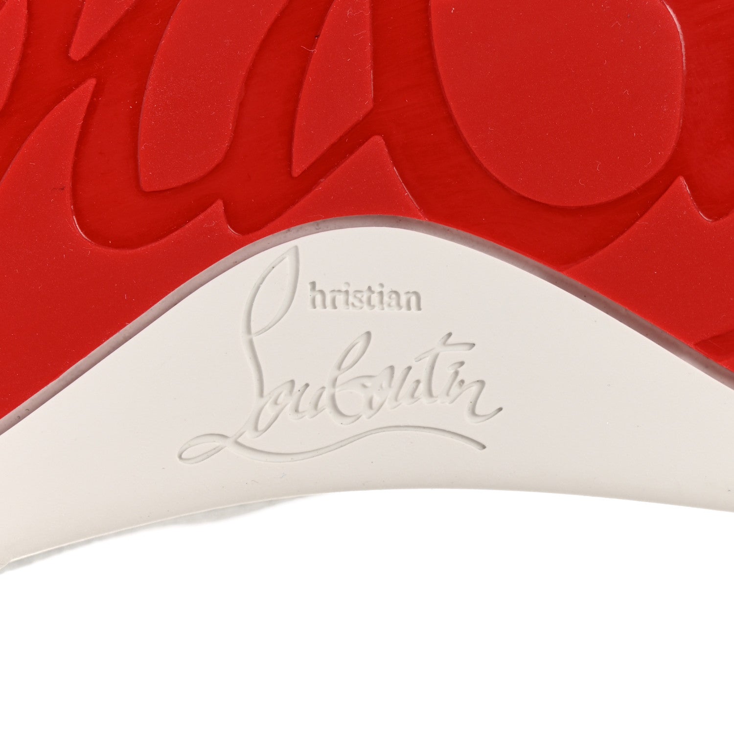 Christian Louboutin Micro 3D Specchio Spikes Womens Lou Flat Sneakers 37.5 Silver 7 of 9