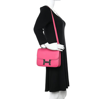 Hermes Epsom Constance 24 Rose Tyrien 2 of 11