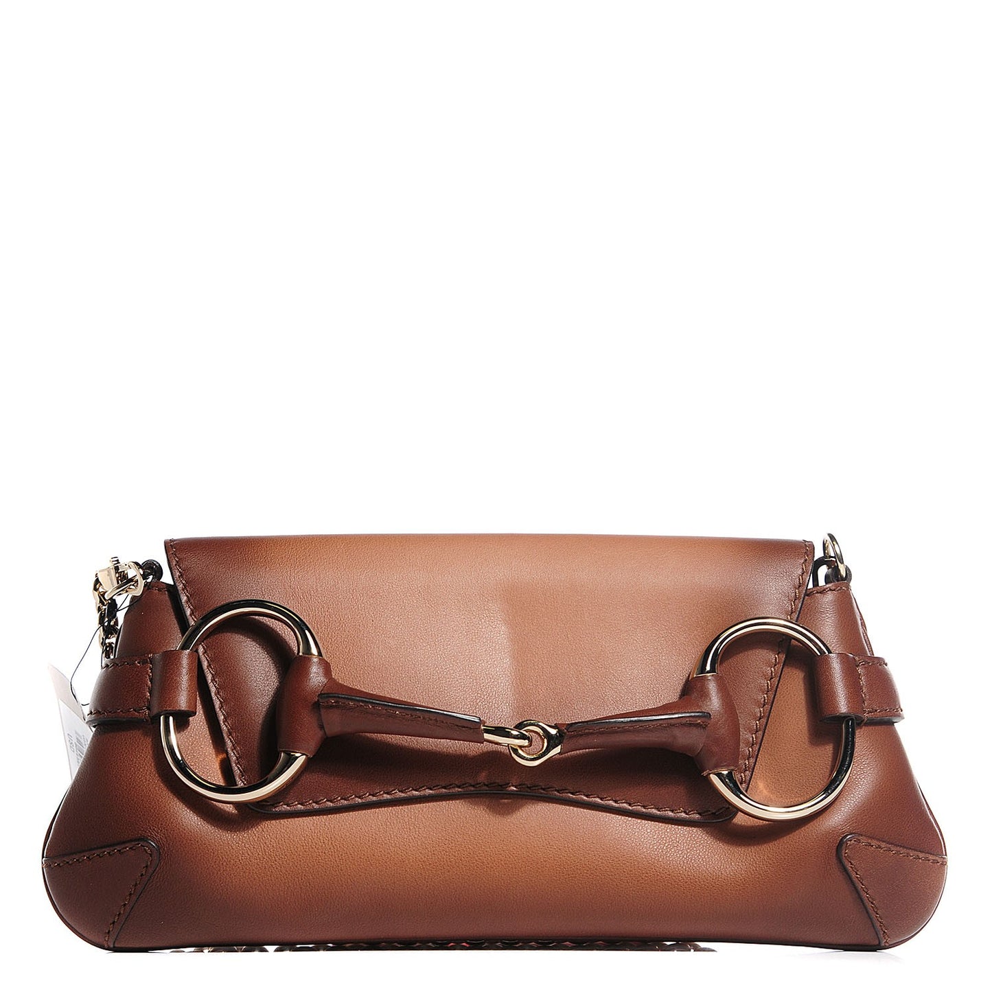 Calfskin 1921 Horsebit Chain Clutch Winter Rose