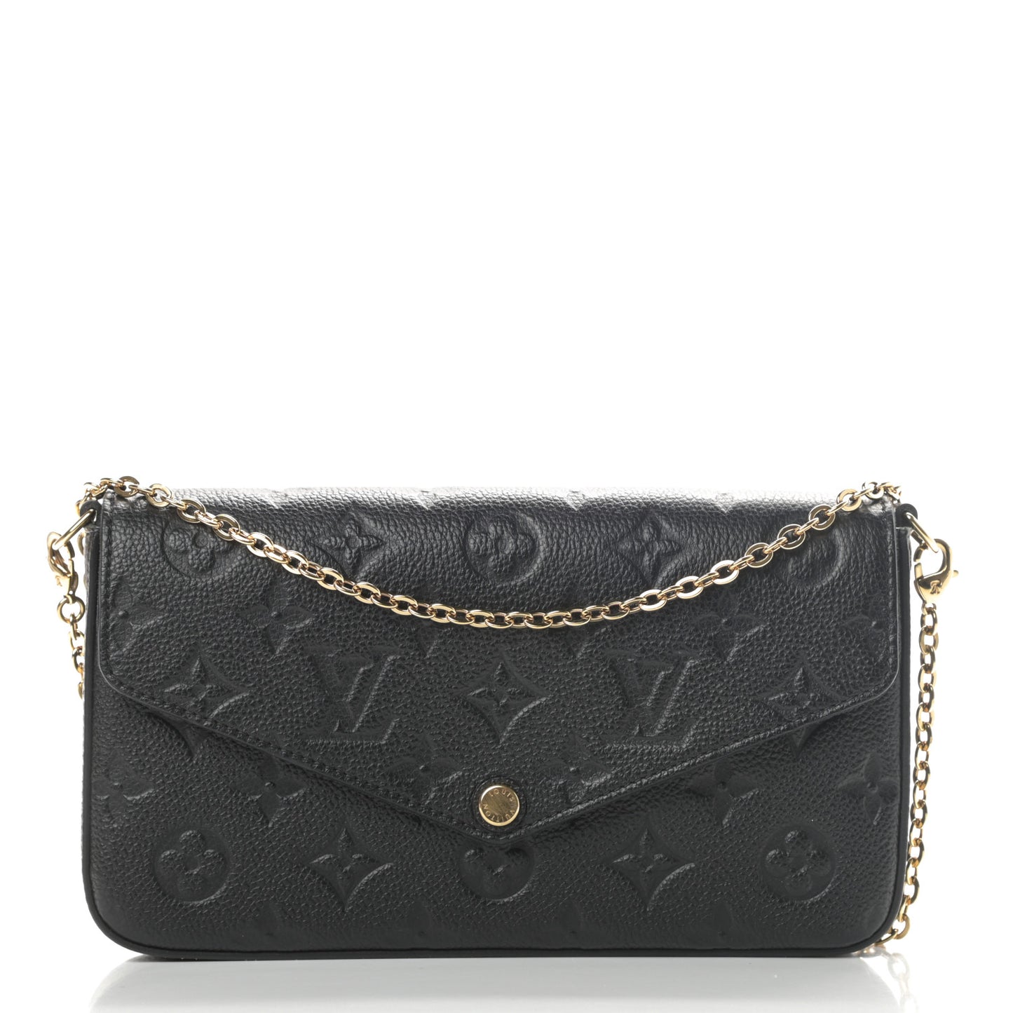 Empreinte Pochette Felicie Chain Wallet Black